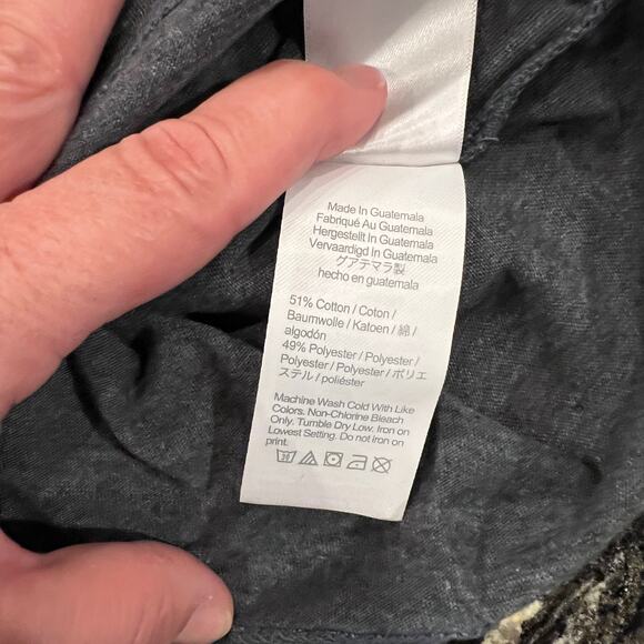 NWT J. Crew Boys Charcoal Grey W/Glow-in-the-Dark "Spooky" Halloween Tee - Picture 5 of 6